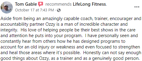 Tom Gable client review