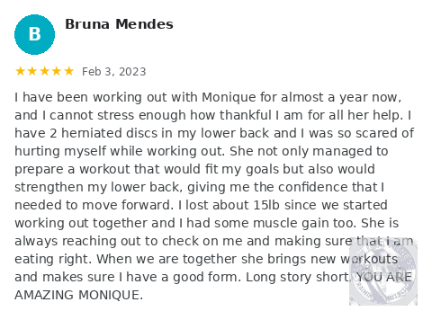 Bruna Mendes Google review