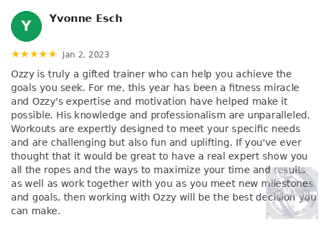 Yvonne Esch Google review
