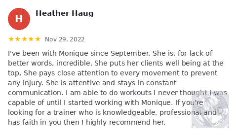 Heather Haug Google review