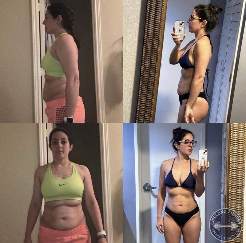 Client four-panel transformation